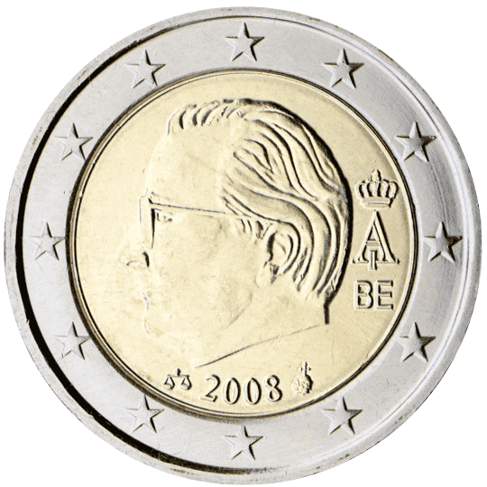 Belgium 2 euro coin obverse 2