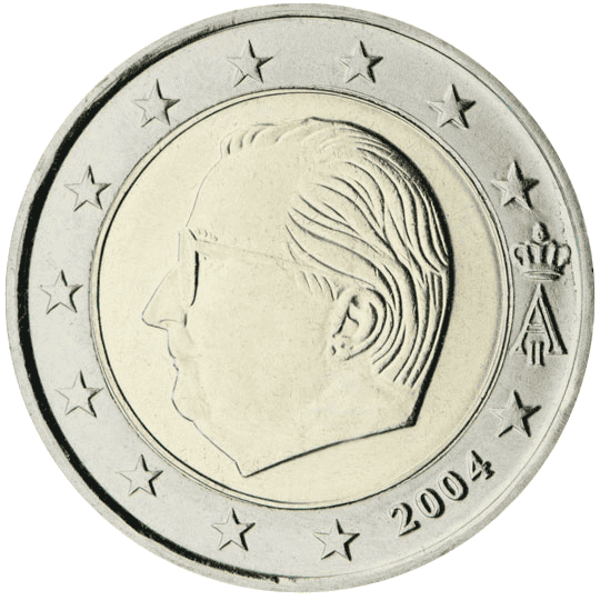 Belgium 2 euro coin obverse 1