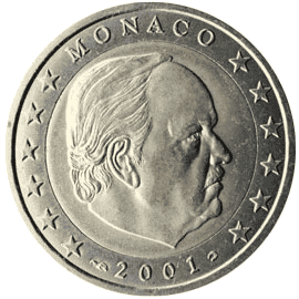 Monaco 2 euro coin obverse 1