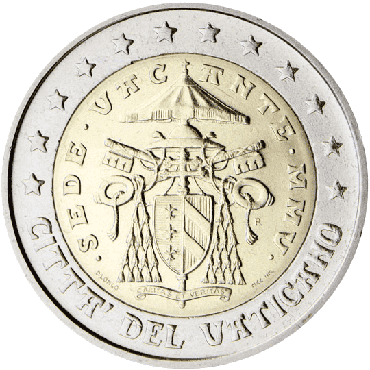 Vatican City 2 euro coin obverse 2
