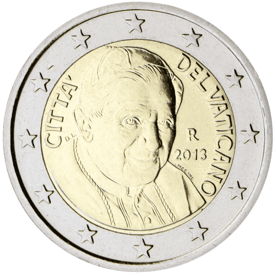 Vatican City 2 euro coin obverse 3