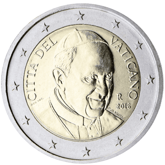 Vatican City 2 euro coin obverse 4