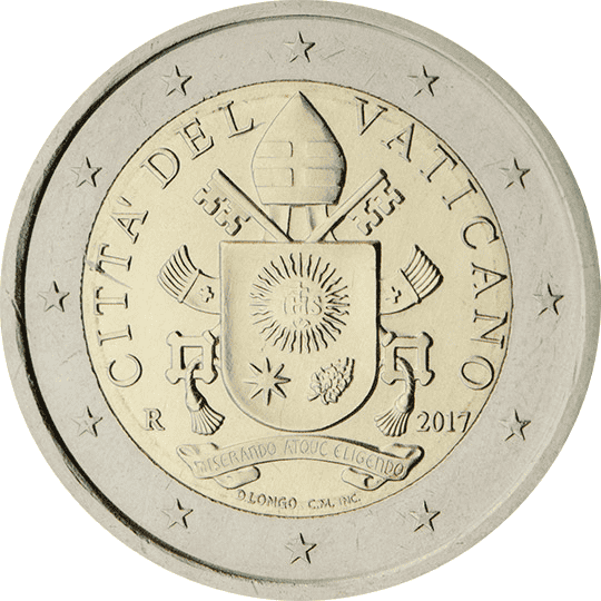 Vatican City 2 euro coin obverse 5