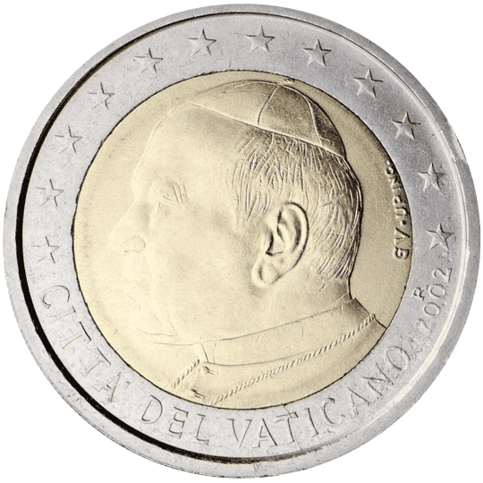 Vatican City 2 euro coin obverse 1
