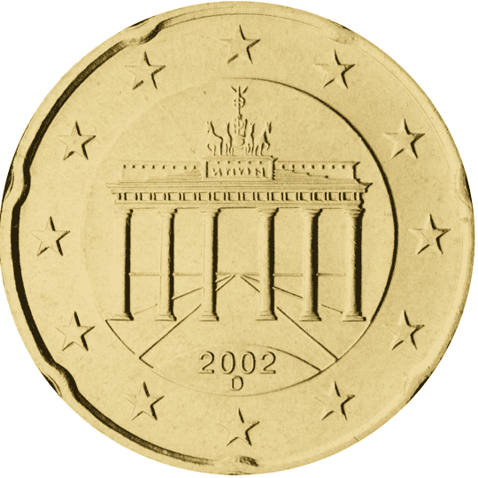 Germany 20 cent coin obverse