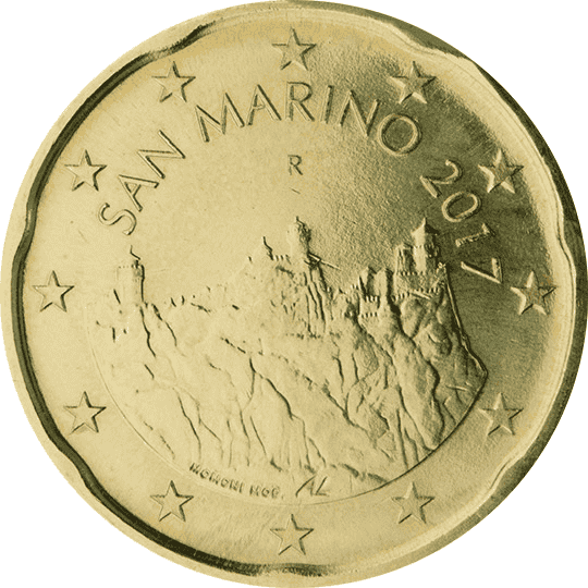 San Marino 20 cent coin obverse 2