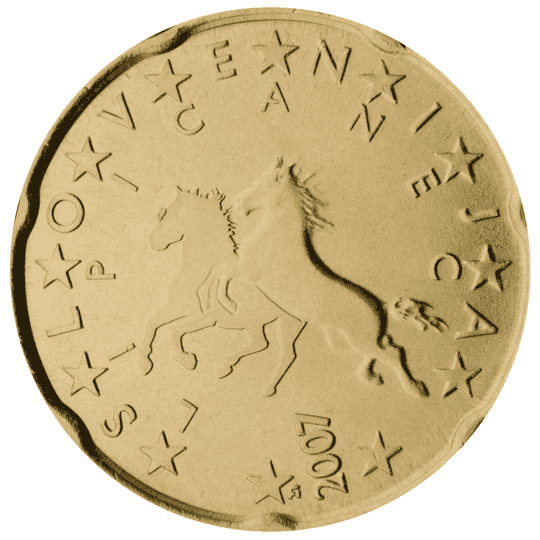 Slovenia 20 cent coin obverse