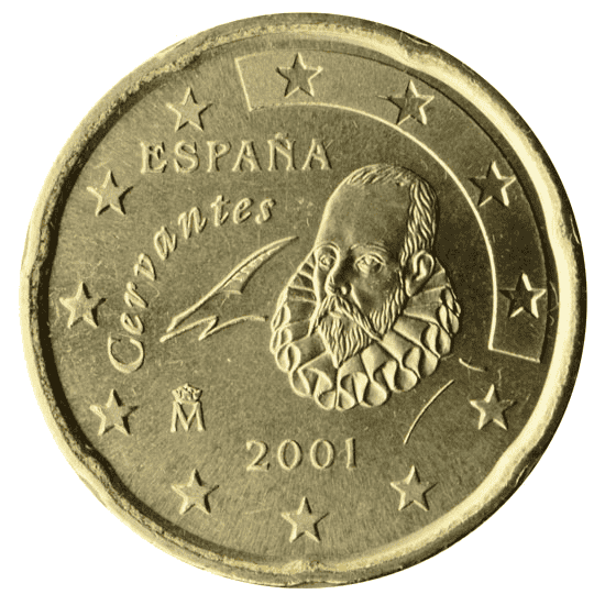 Spain 20 cent coin obverse 1