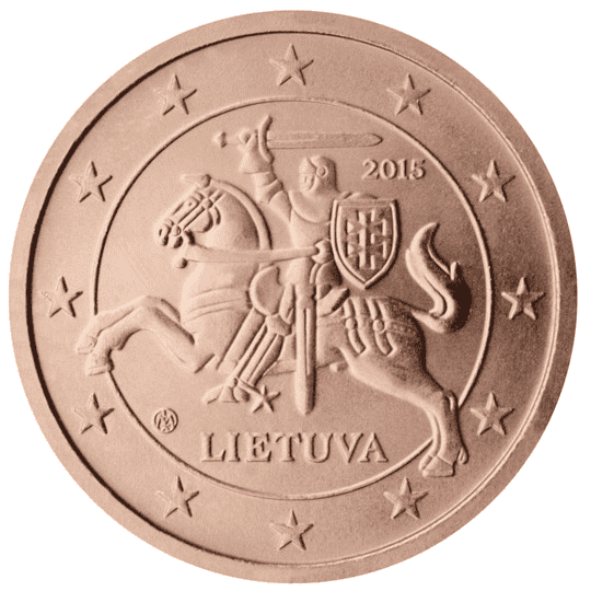 Lithuania 5 cent coin obverse