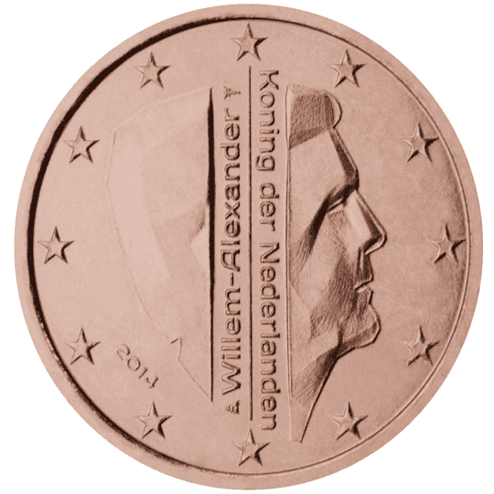 Netherlands 5 cent coin obverse 2