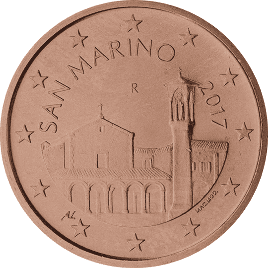San Marino 5 cent coin obverse 2