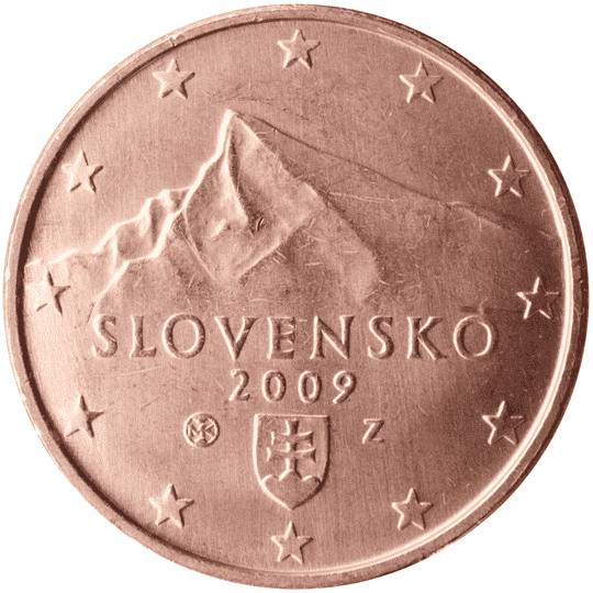 Slovakia 5 cent coin obverse