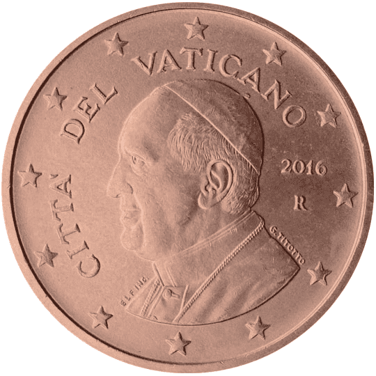 Vatican City 5 cent coin obverse 4