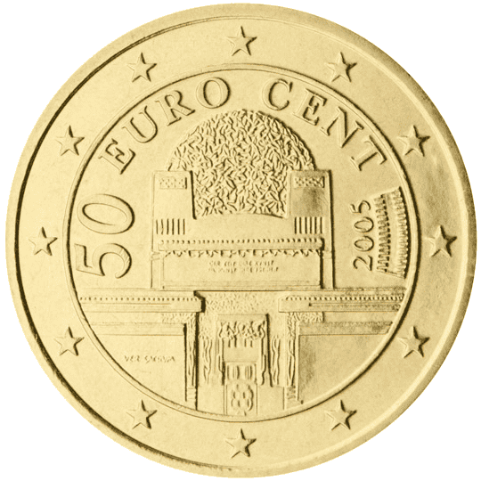 Austria 50 cent coin obverse