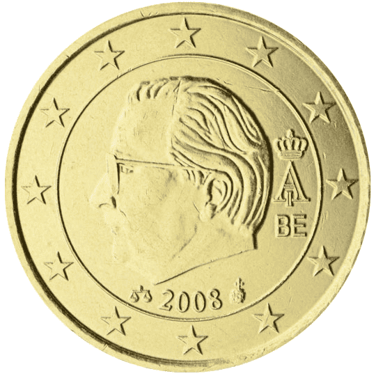 Belgium 50 cent coin obverse 2