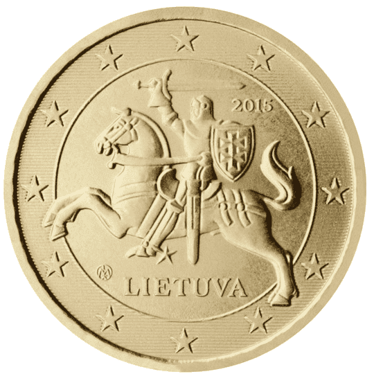 Lithuania 50 cent coin obverse