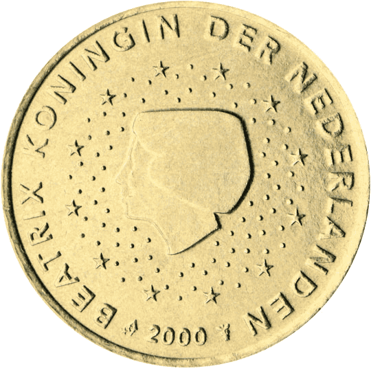 Netherlands 50 cent coin obverse 1