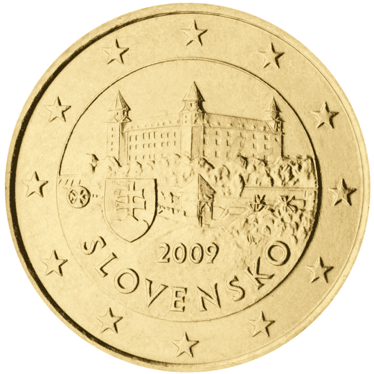 Slovakia 50 cent coin obverse