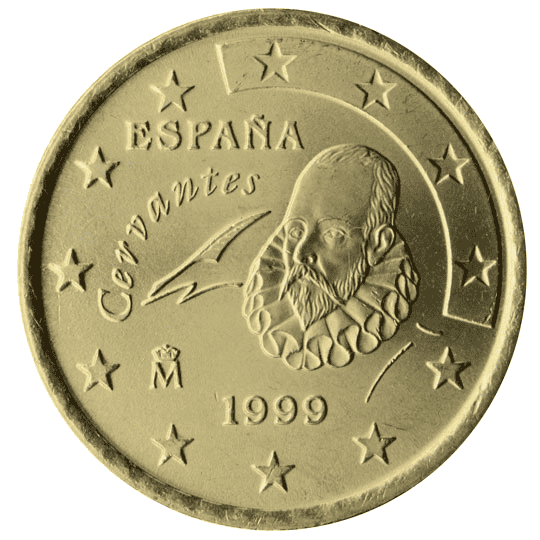 Spain 50 cent coin obverse 1