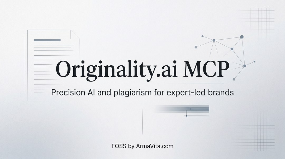 ArmaVita Originality AI MCP hero image
