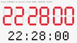 shapes_digital_clock