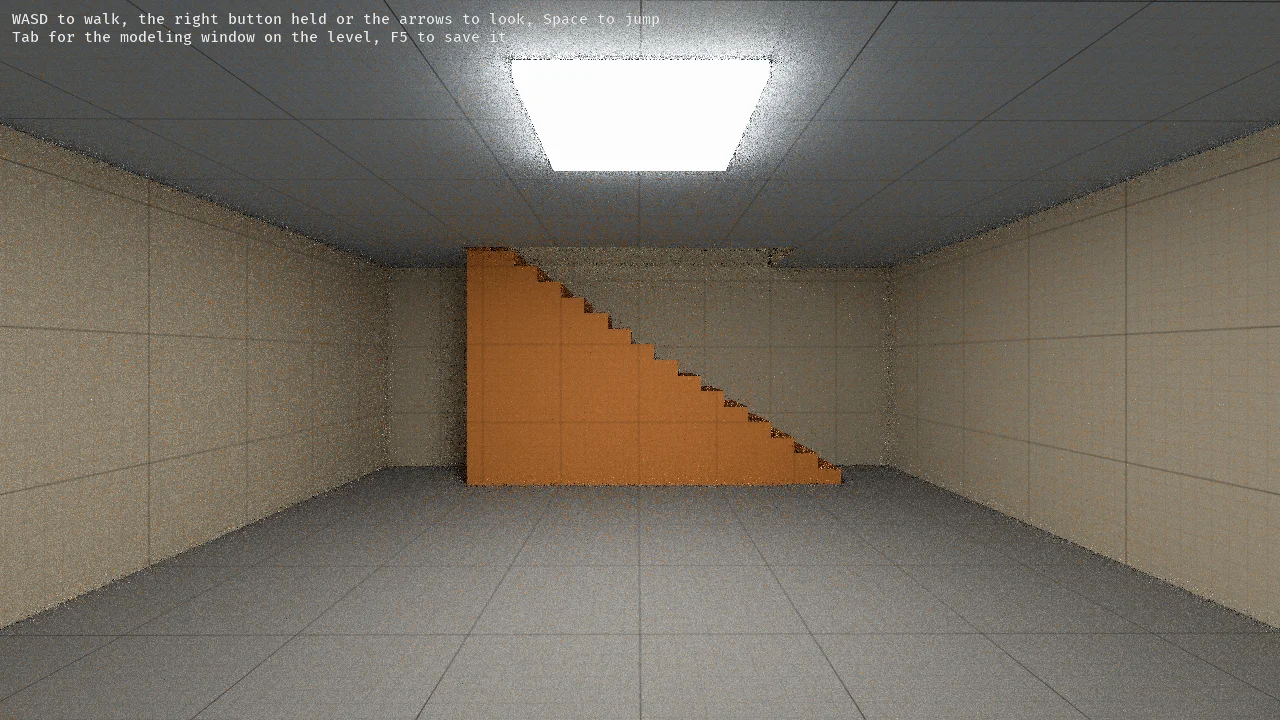 Blockout's hall and its stairs