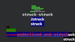 strikethrough_and_underline