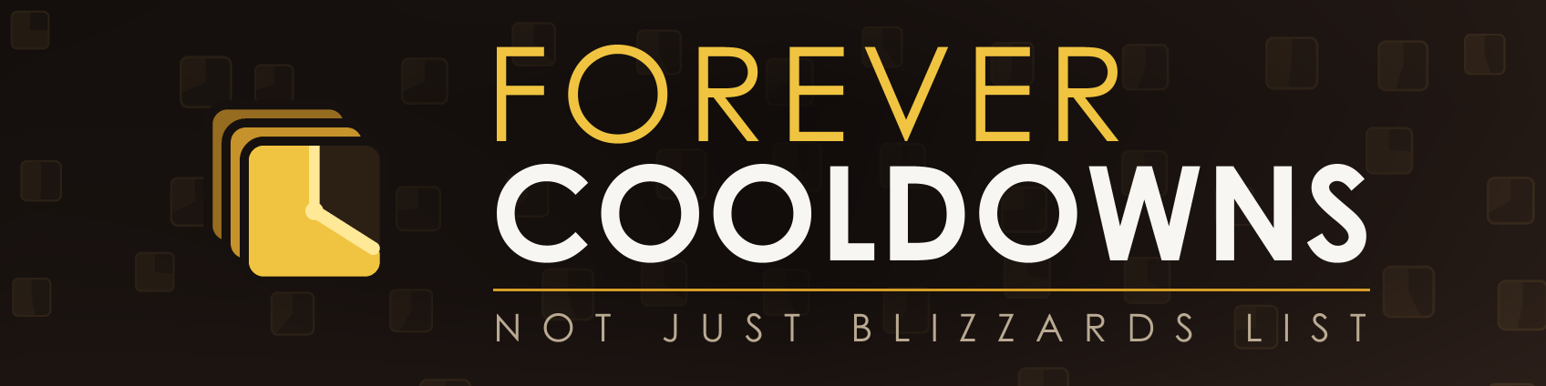 Forever Cooldowns