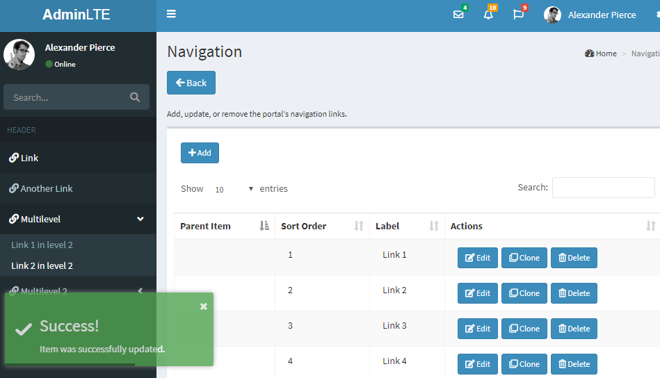 Data View Example