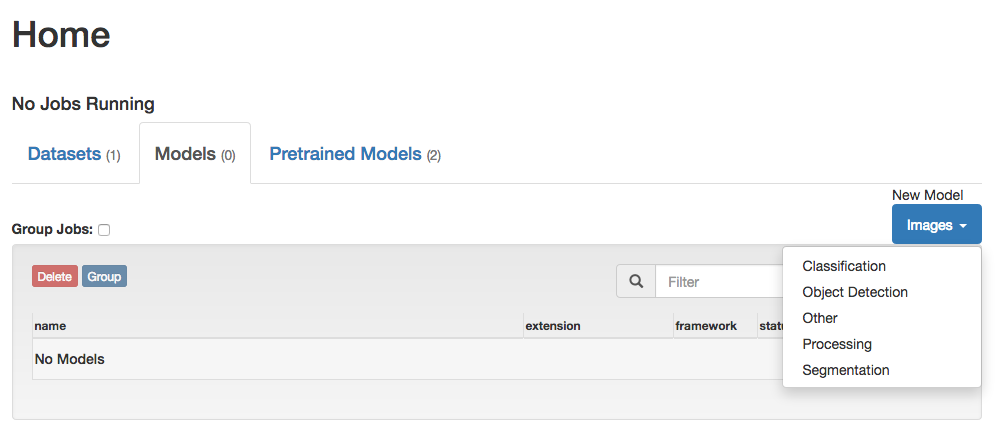 Create Classification Model