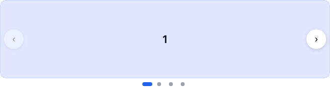 Carousel with arrows and pagination