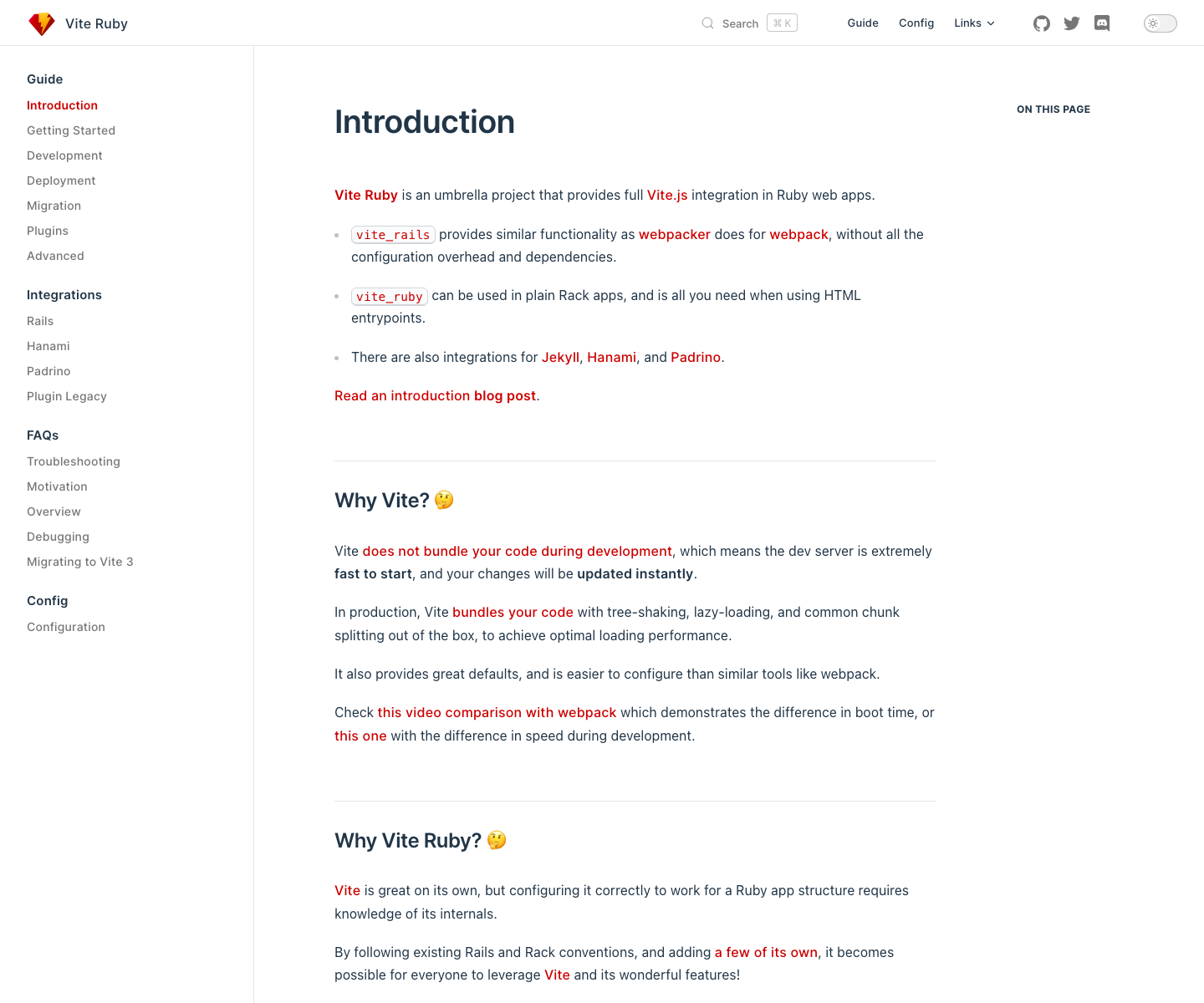 Old Vite Ruby guide