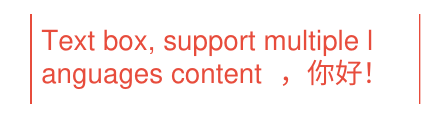 Text box annotation example