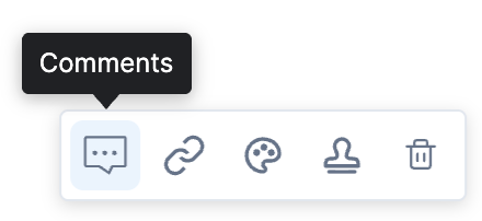Annotation editing button 1