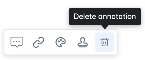 Annotation editing button 5
