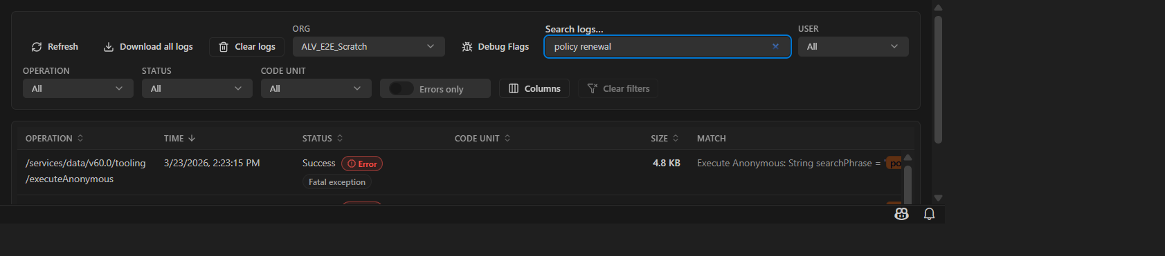 Search, snippets, triage, and local log search