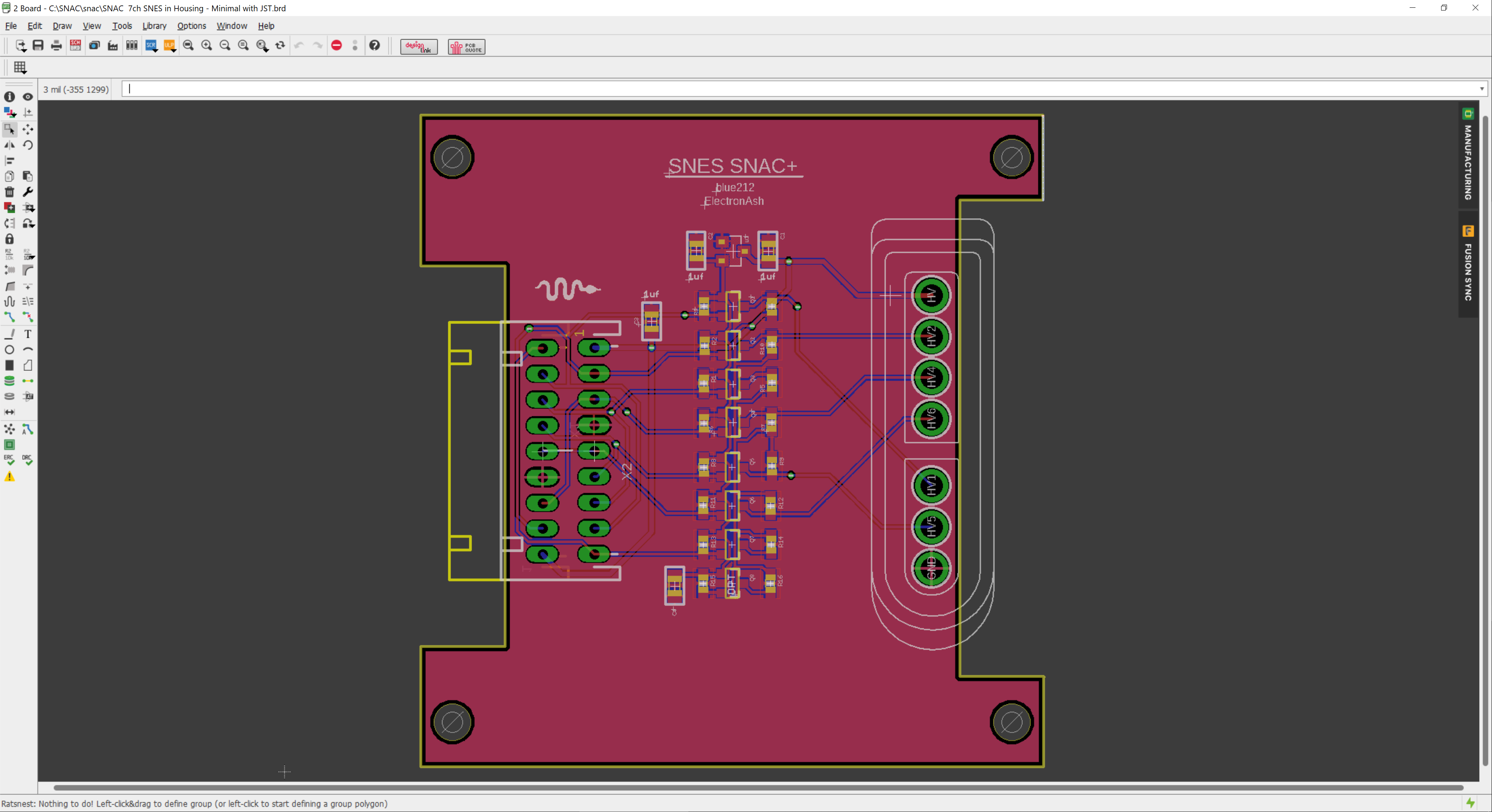 SNAC with SNES Socket