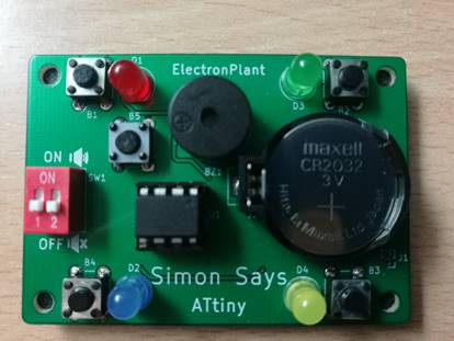 Simon says ATtiny, from the project README