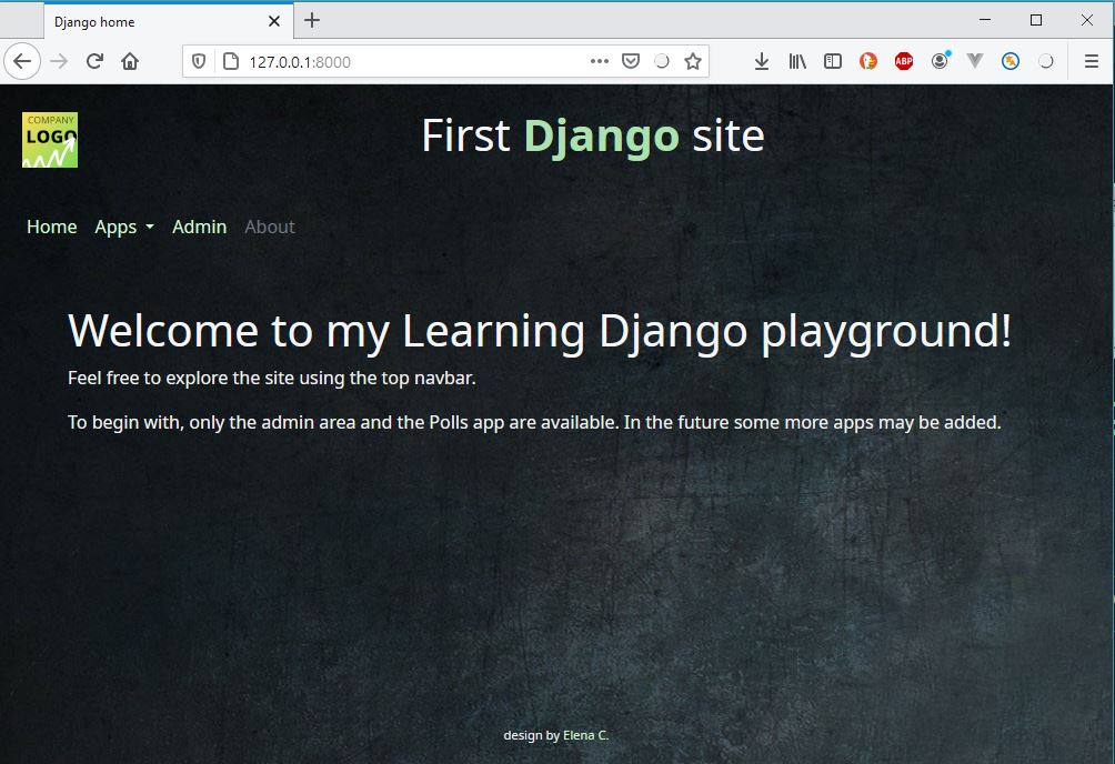 GitHub - Elena-GHub/DjangoTutorial: Repo to keep track of my progress ...