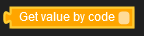 Get value by code block