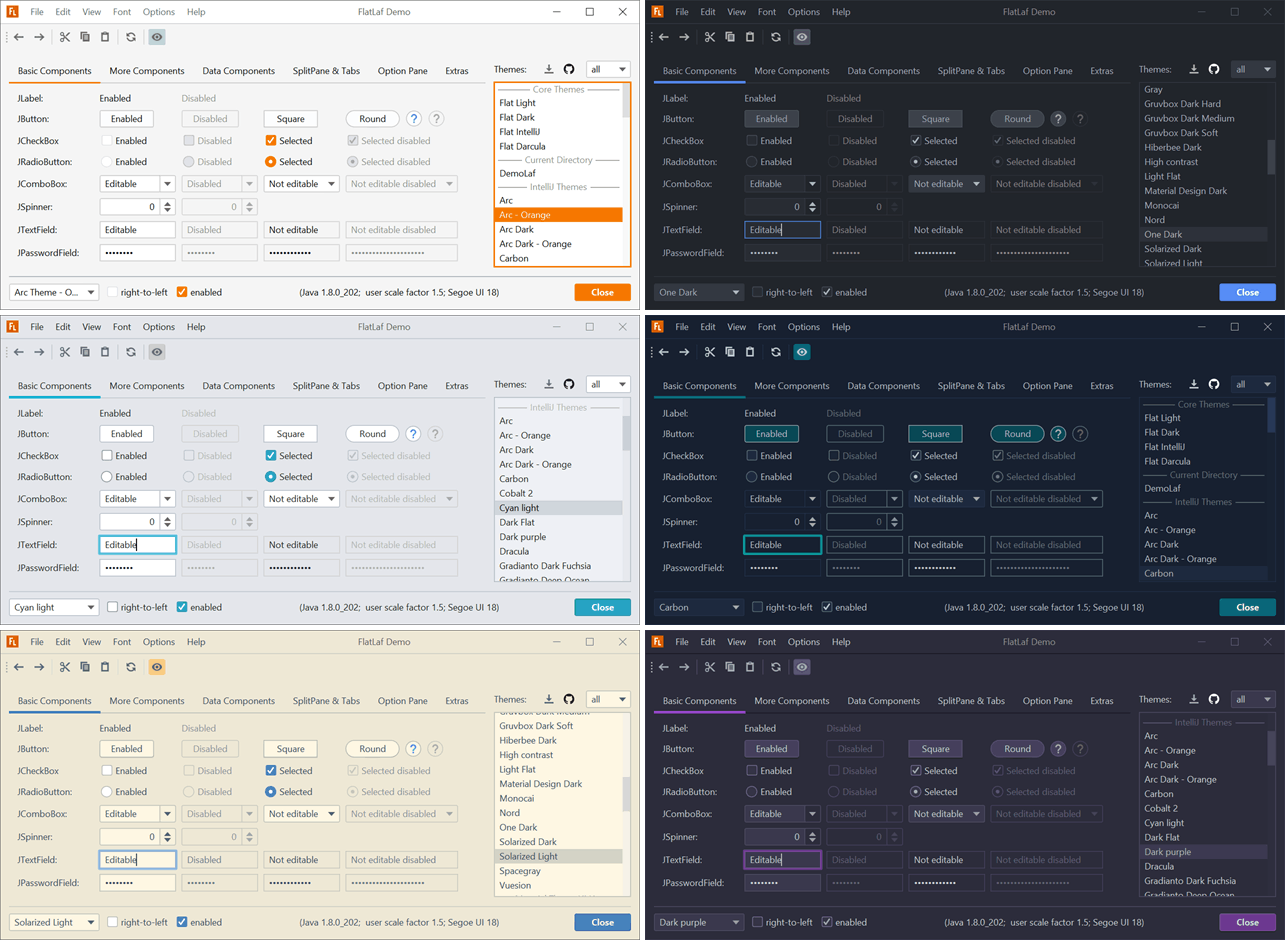 IntelliJ Platform Themes