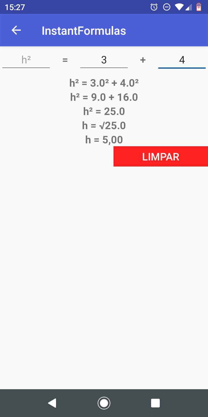 Formula pitagoras