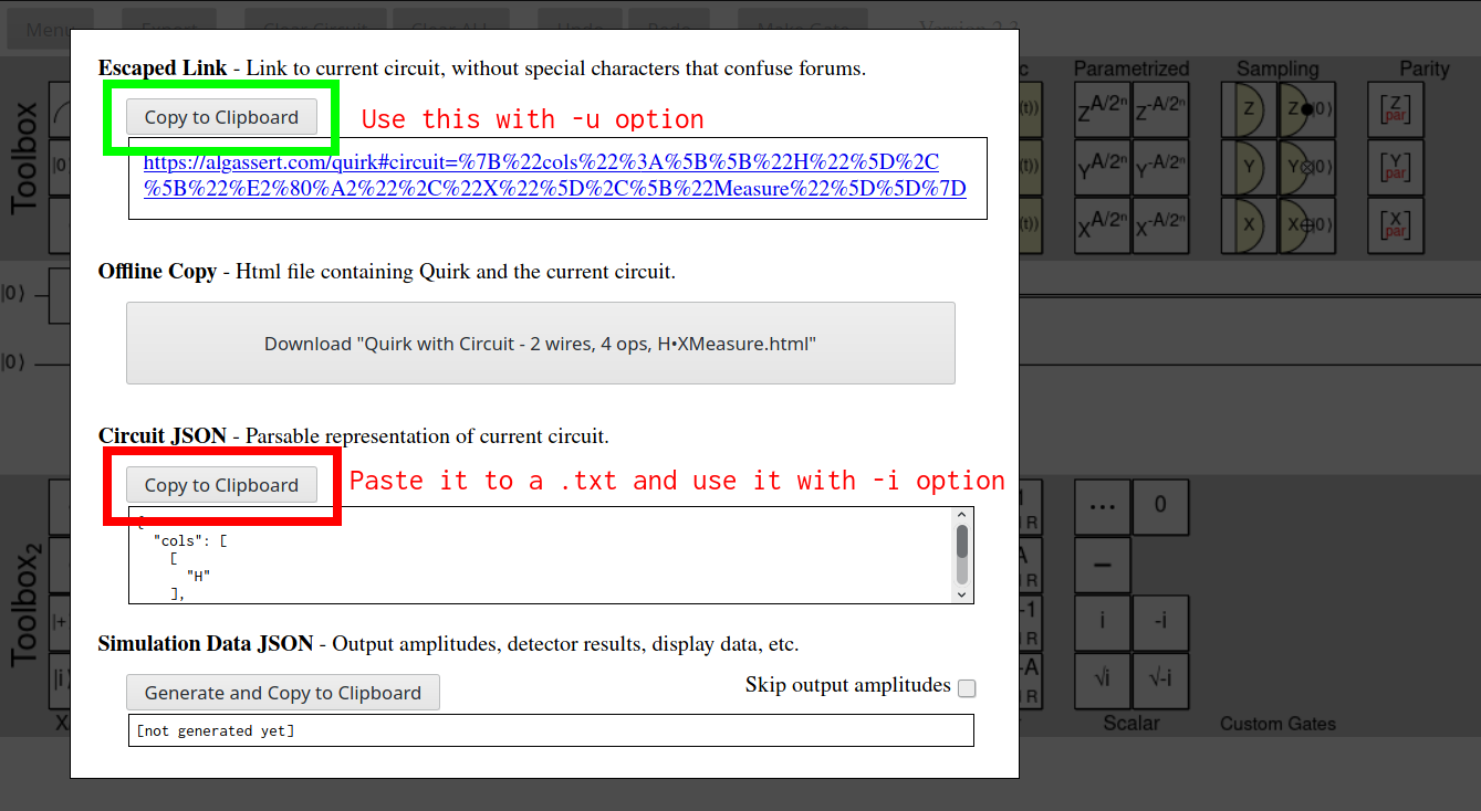 Step 2: Click on Copy JSON settings