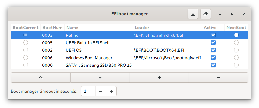 This is EFI Boots in action