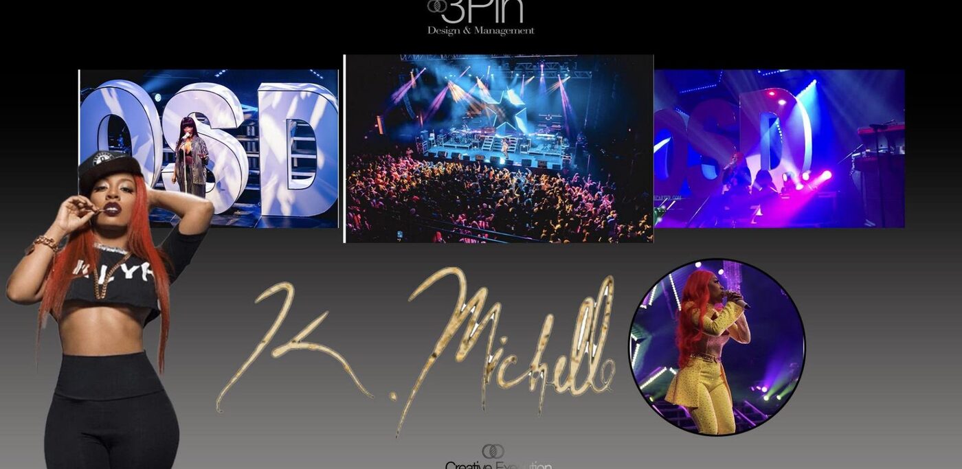 K. Michelle OMG Tour lighting and set design