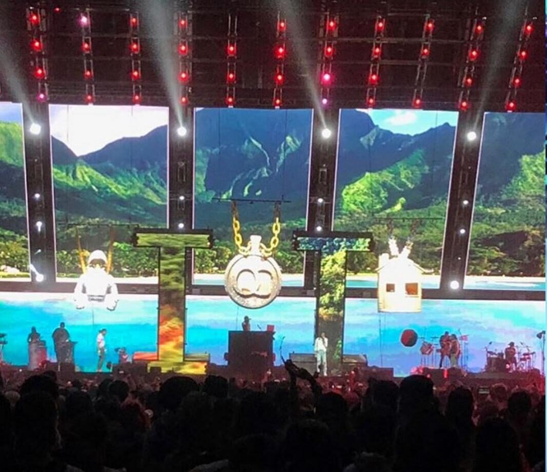 Migos custom stage set at Coachella 2018