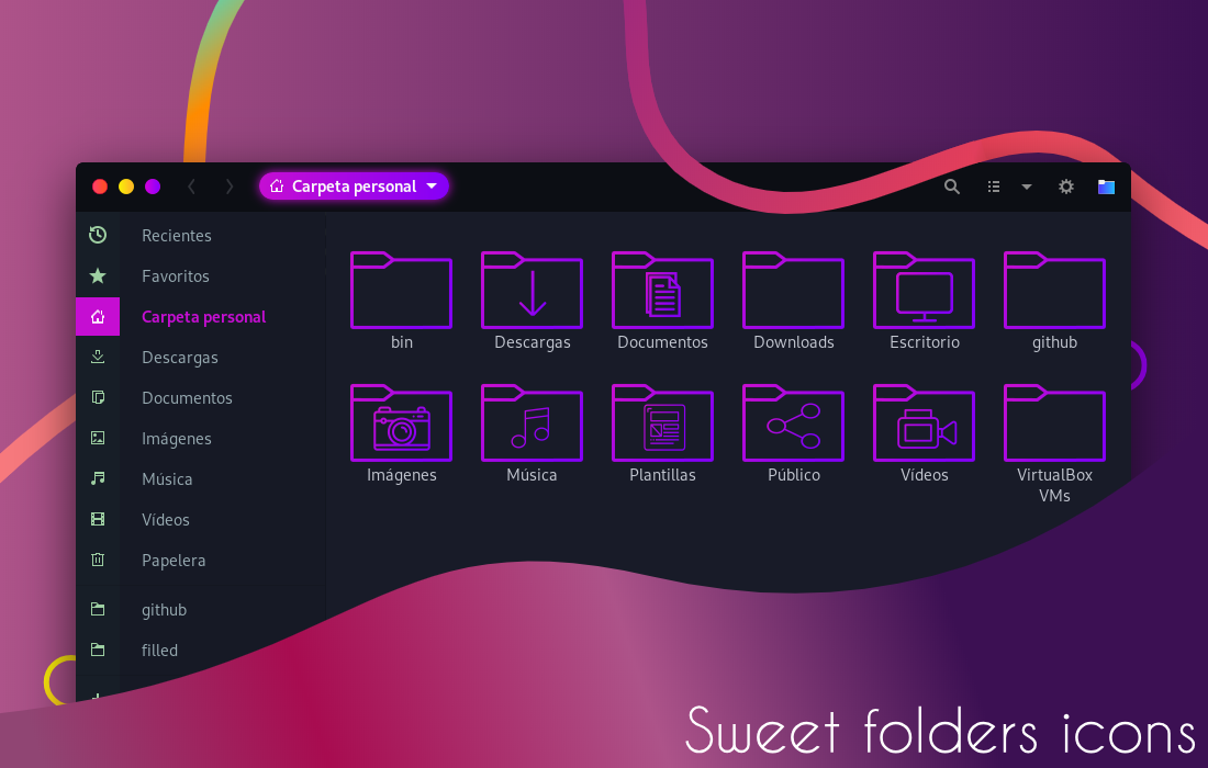 Sweet Folder Icons