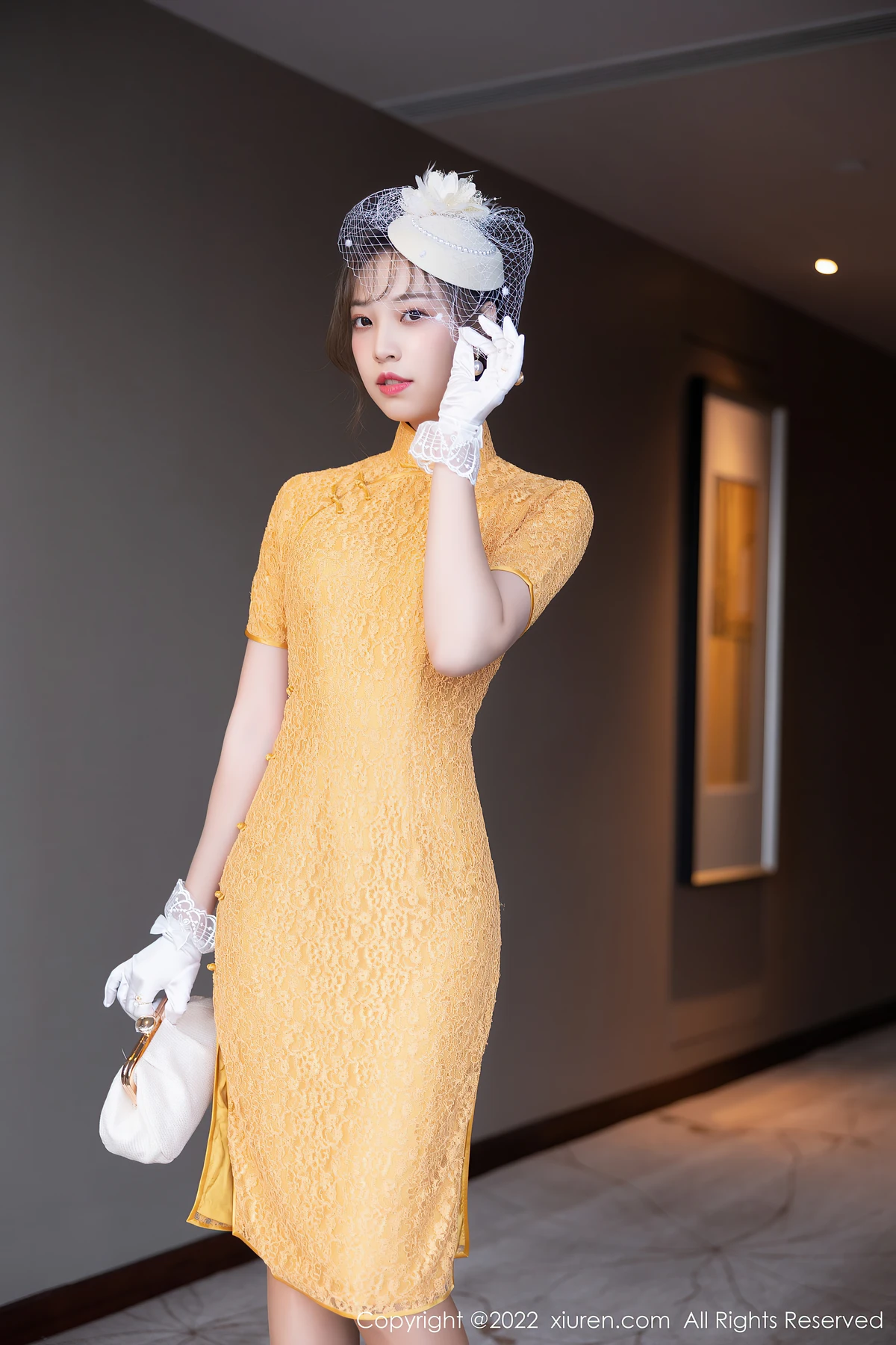 XiuRen秀人网No.5029_郑颖姗Bev：旗袍丝袜的极致诱惑，快带她定格专属魅力！ - 6