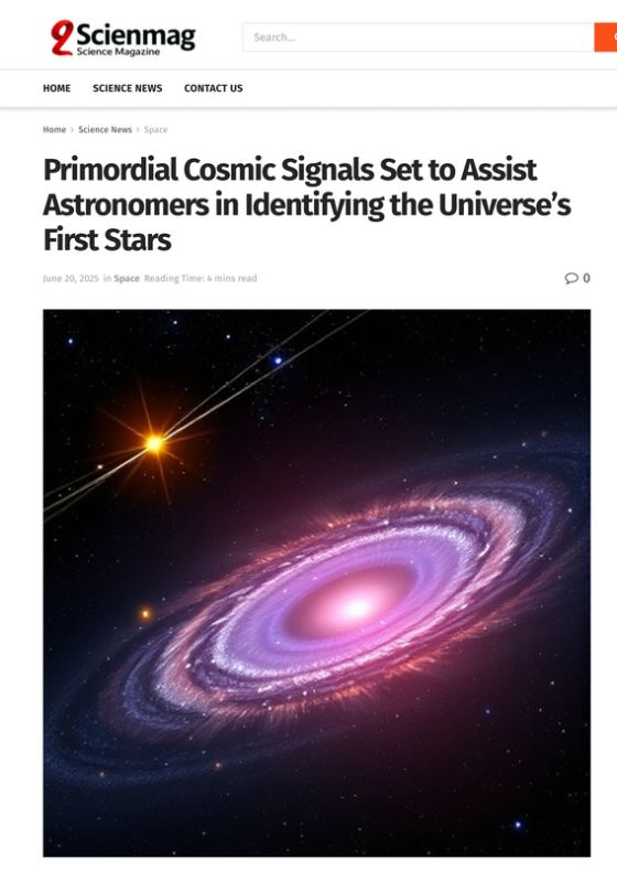 Primordial cosmic signals set to help identify the Universe's first stars