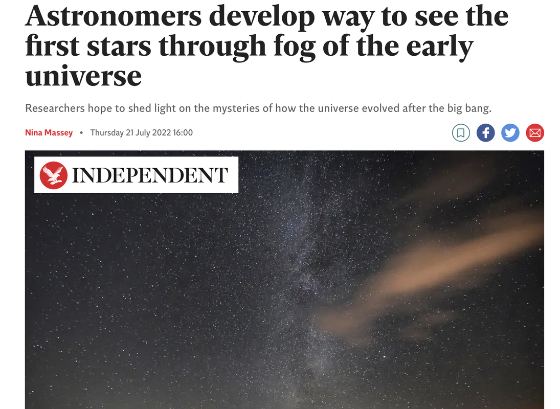 News coverage of the group's Nature Astronomy paper